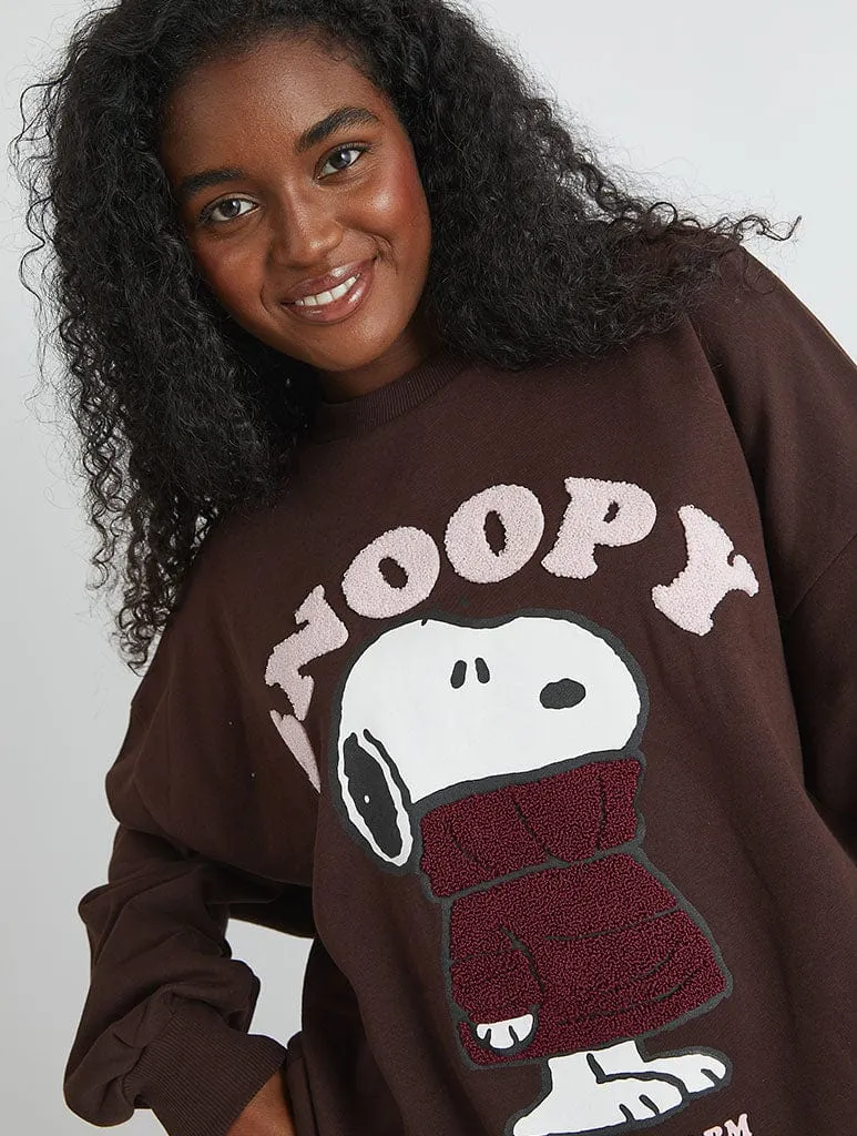 Peanuts x Skinnydip Snoopy Wrap Up Warm Sweatshirt sold by Skinnydip London product image thumbnail 4