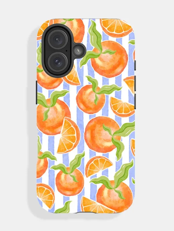 Summer Oranges Ultra Protective iPhone Case sold by Skinnydip London