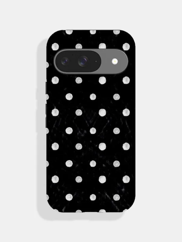 Black And White Painted Polka Dot Ultra Protective Google Pixel Case sold by Skinnydip London