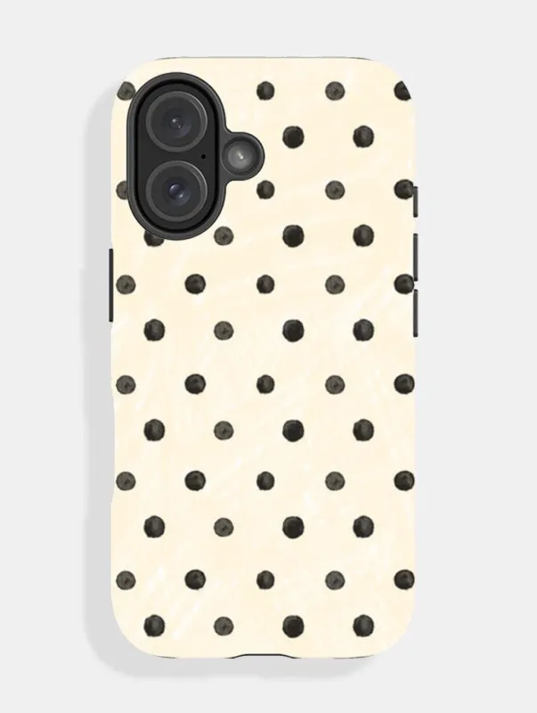 Painted Polka Dot Ultra Protective iPhone Case sold by Skinnydip London