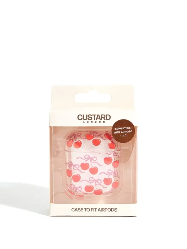 Cherry Bow AirPods Case sold by Skinnydip London