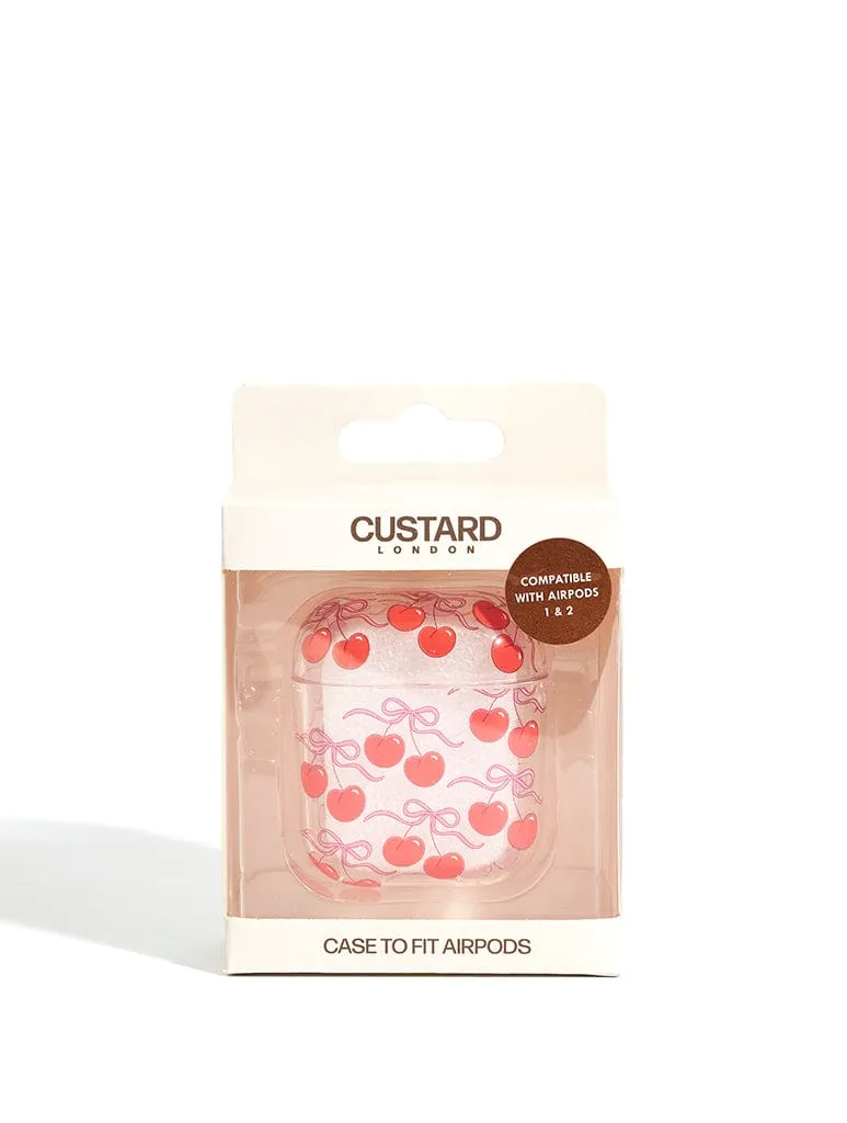 Cherry Bow AirPods Case sold by Skinnydip London