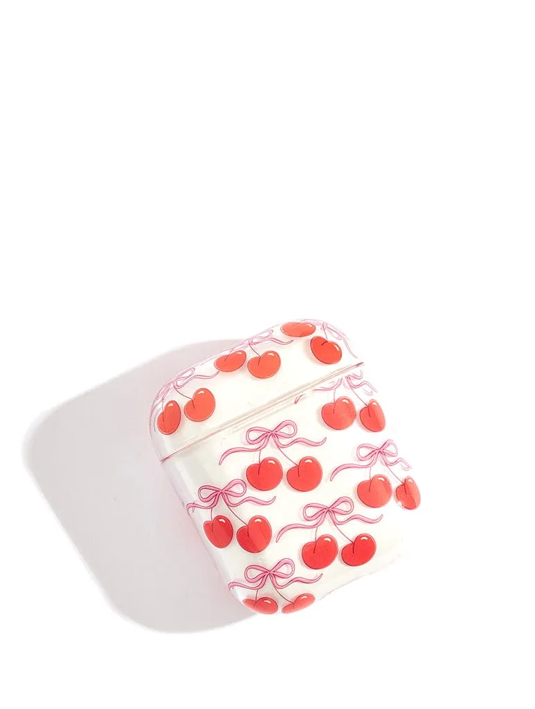 Cherry Bow AirPods Case sold by Skinnydip London product image thumbnail 4