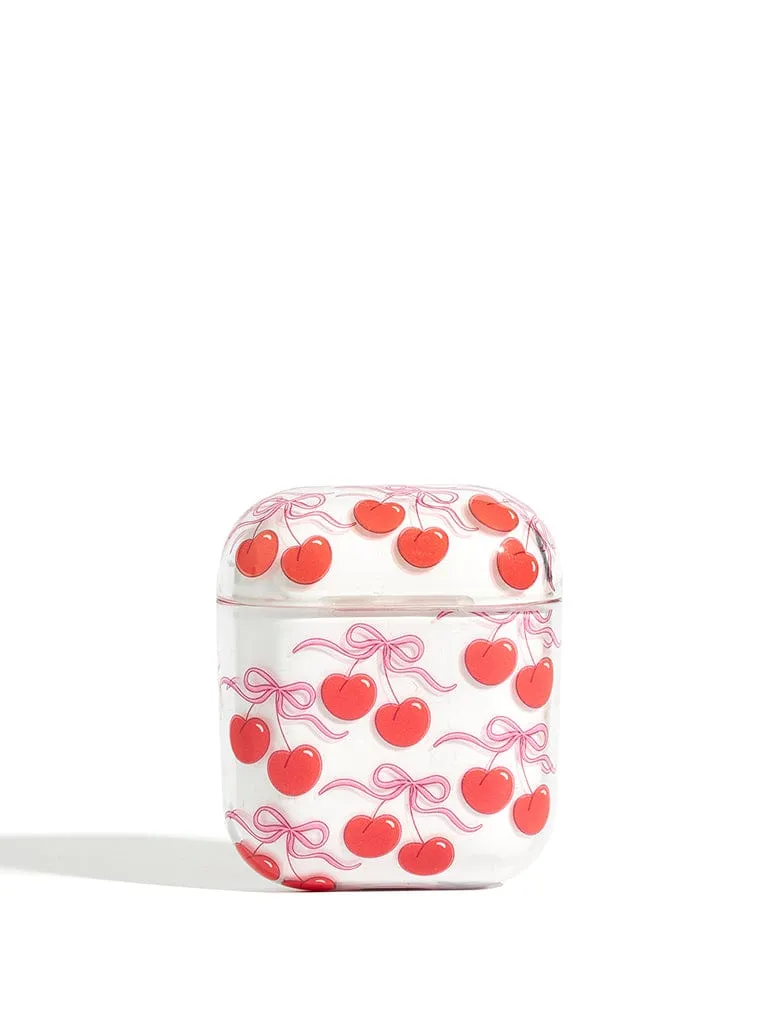 Cherry Bow AirPods Case sold by Skinnydip London product image thumbnail 3