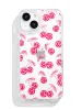 Disco Cherries iPhone Case in Pink sold by Skinnydip London