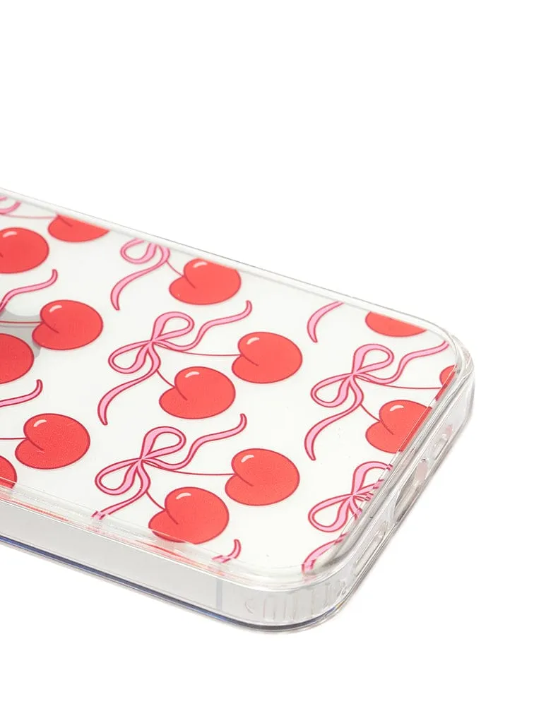 Custard Bow Cherry iPhone Case sold by Skinnydip London product image thumbnail 3
