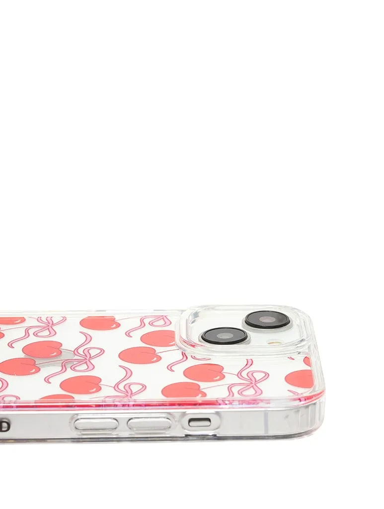 Custard Bow Cherry iPhone Case sold by Skinnydip London product image thumbnail 2