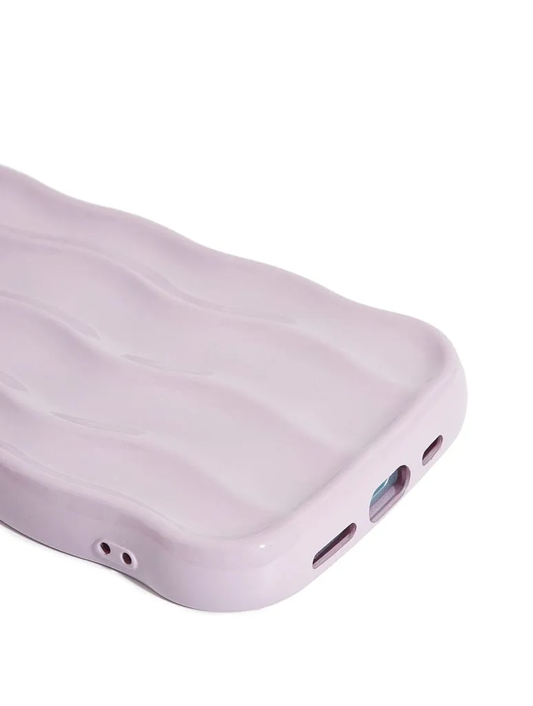 Pale Pink Wave Bubble iPhone Case sold by Skinnydip London product image thumbnail 3