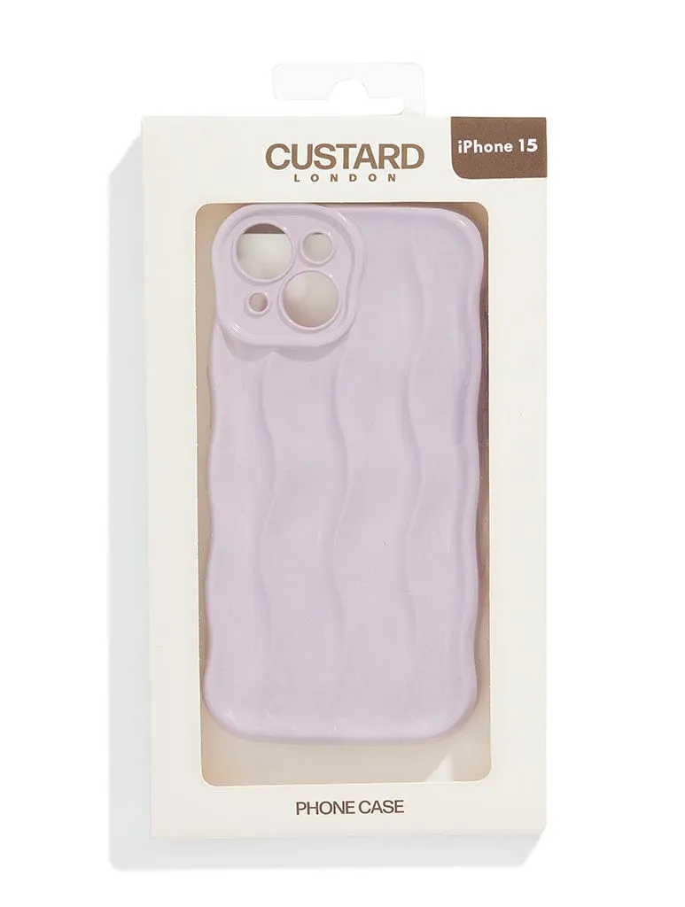 Pale Pink Wave Bubble iPhone Case sold by Skinnydip London product image thumbnail 4