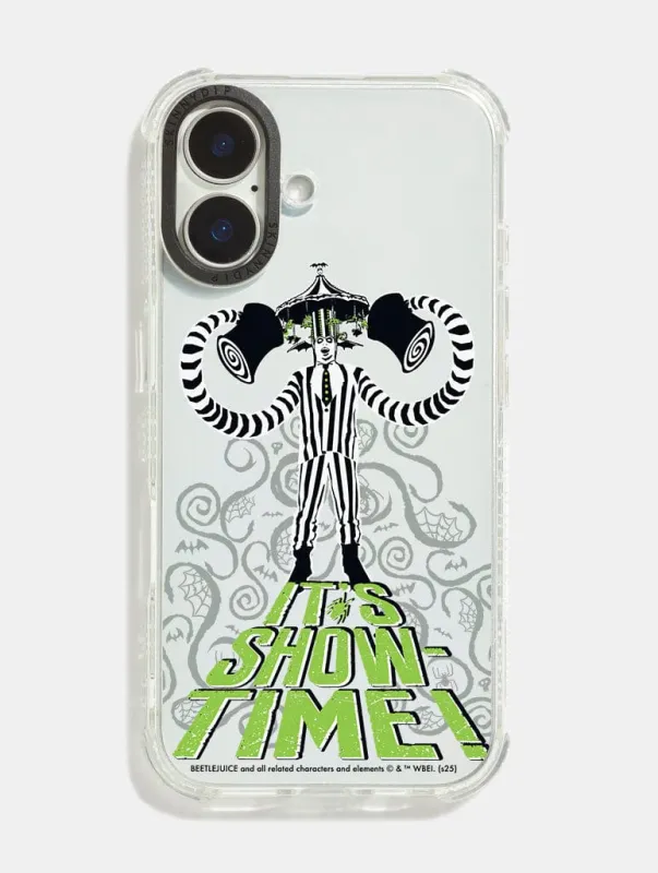 Beetlejuice x Skinnydip It's Show Time Shock iPhone Case sold by Skinnydip London