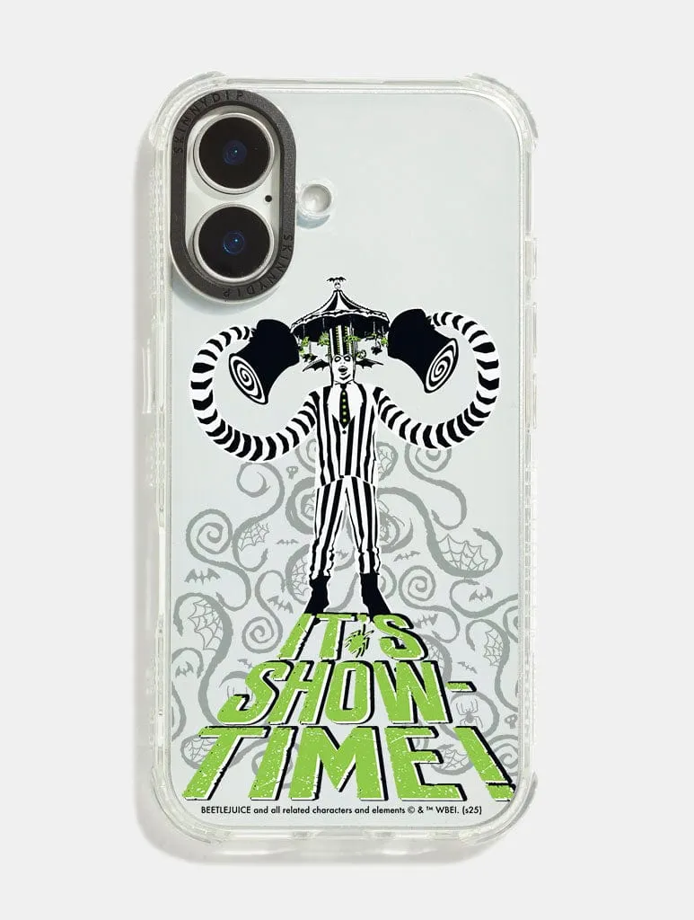 Beetlejuice x Skinnydip It's Show Time Shock iPhone Case sold by Skinnydip London