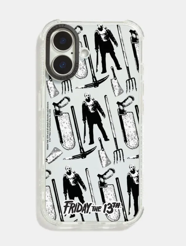 Friday The 13th x Skinnydip Weapon Shock iPhone Case sold by Skinnydip London