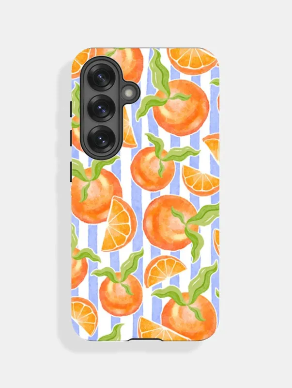 Summer Oranges Ultra Protective Samsung Case sold by Skinnydip London