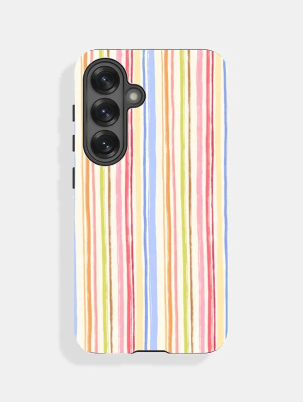 Colourful Stripes Ultra Protective Samsung Case sold by Skinnydip London