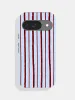 Brown And Blue Sketchy Stripes Ultra Protective Google Pixel Case sold by Skinnydip London