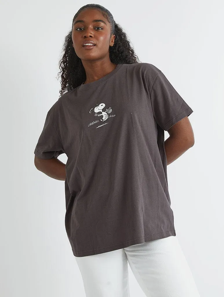 Peanuts x Skinnydip Snoopy Have A Nice Day T-Shirt sold by Skinnydip London product image thumbnail 2