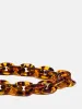 Brown Tortoise Shell Beaded Strap sold by Skinnydip London