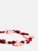 Burgundy Bows Beaded Strap sold by Skinnydip London