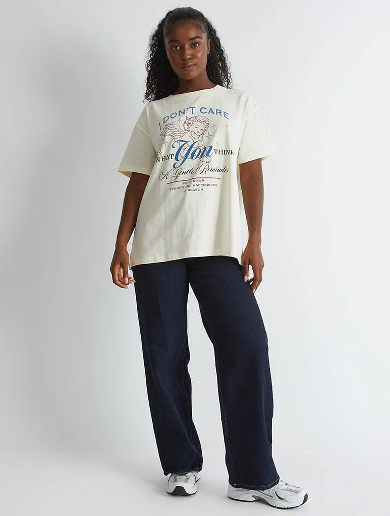 I Dont Care T-Shirt sold by Skinnydip London product image thumbnail 4