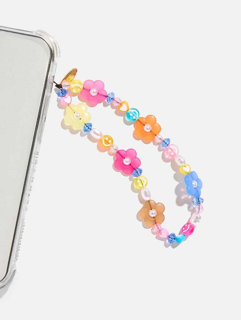 Multi Flower Beaded Phone Strap sold by Skinnydip London product image thumbnail 2