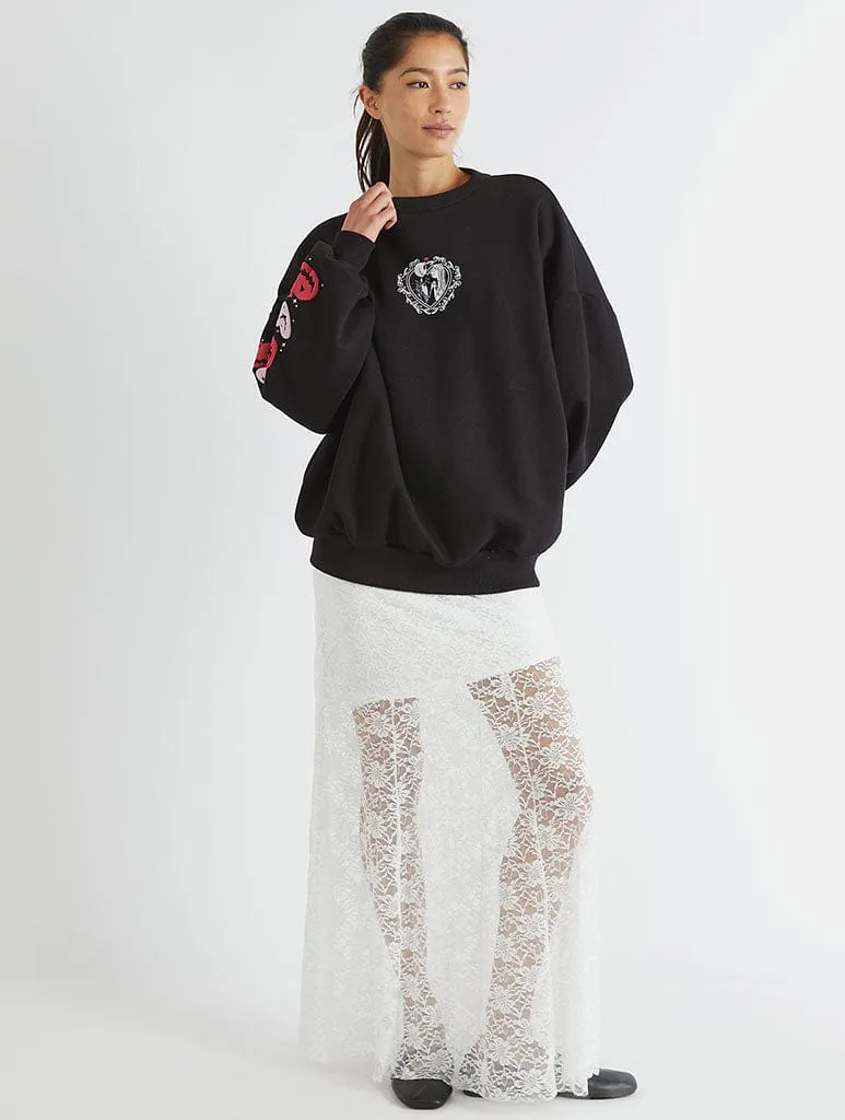 Disney The Nightmare Before Christmas Lovers Sweatshirt sold by Skinnydip London product image thumbnail 5