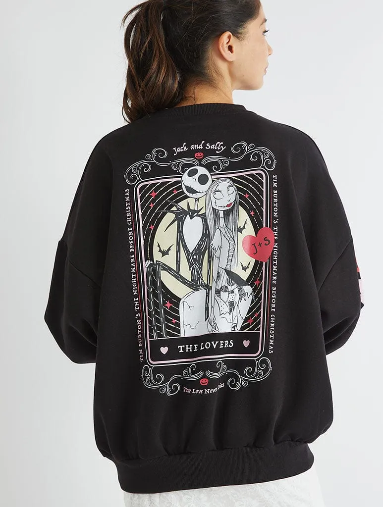 Disney The Nightmare Before Christmas Lovers Sweatshirt sold by Skinnydip London product image thumbnail 2
