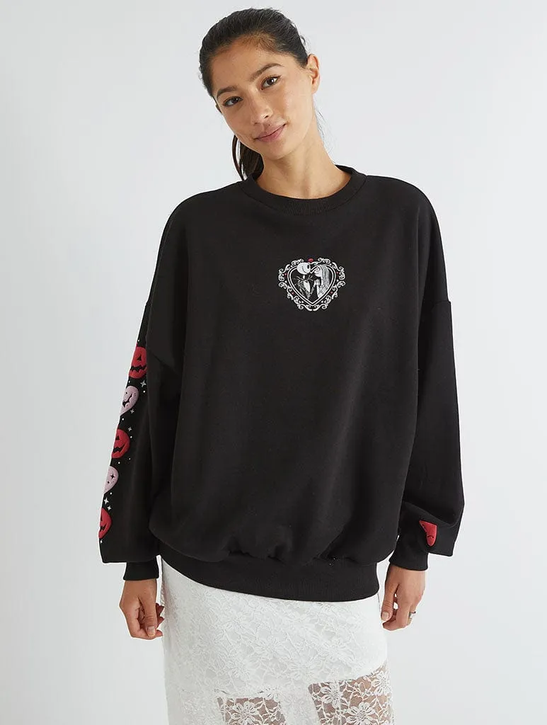 Disney The Nightmare Before Christmas Lovers Sweatshirt sold by Skinnydip London product image thumbnail 3