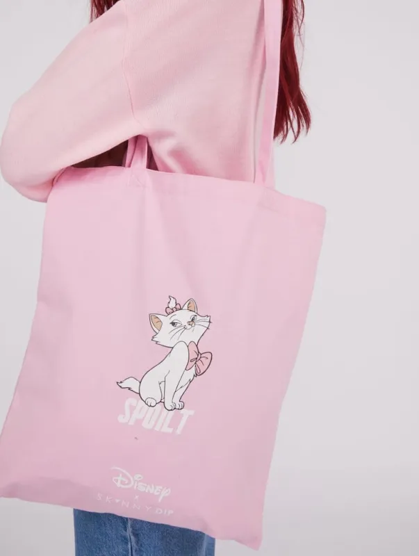 Disney Marie Spoilt Printed Canvas Tote Bag sold by Skinnydip London
