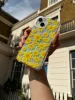 Nina Cosford x Skinnydip Yellow Flowers Shock iPhone Case sold by Skinnydip London
