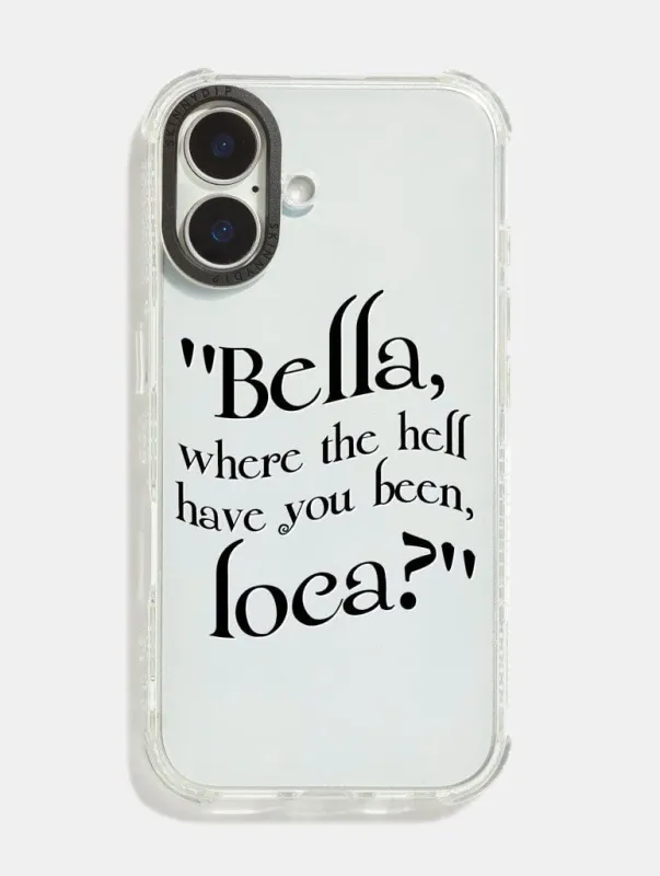 Bella Loca Shock iPhone Case sold by Skinnydip London