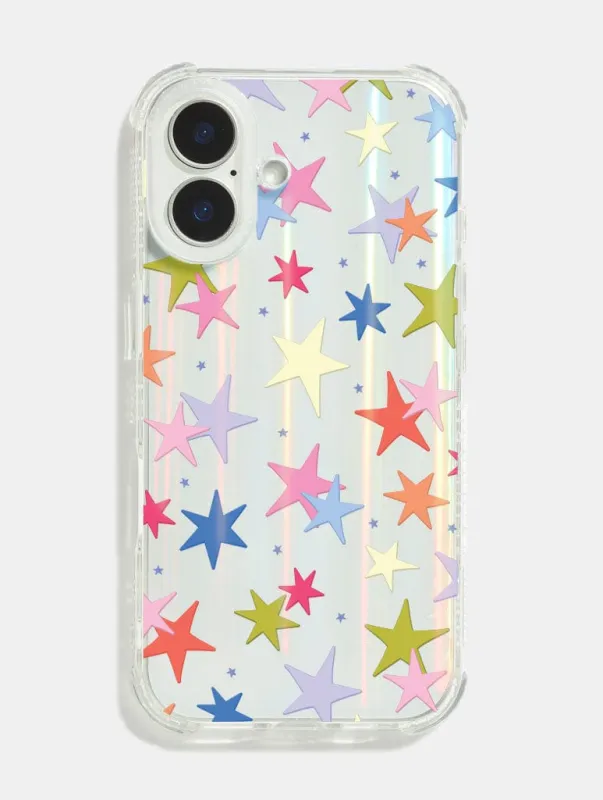 Colourful Stars Shock iPhone Case sold by Skinnydip London