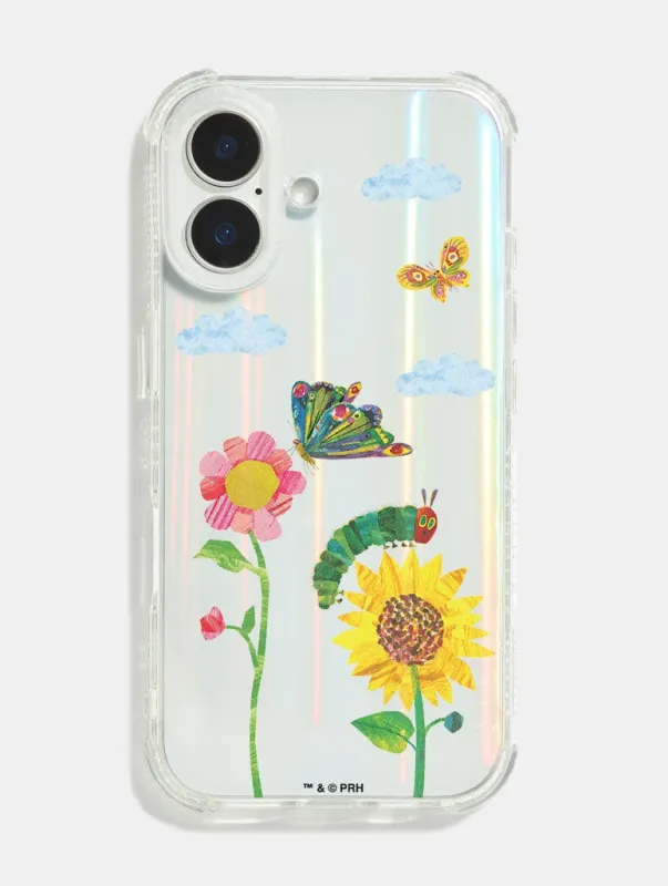 The Very Hungry Caterpillar x Skinnydip Spring Flowers Holo Shock iPhone Case sold by Skinnydip London