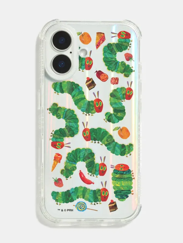 The Very Hungry Caterpillar Party Foods Holo Shock iPhone Case sold by Skinnydip London