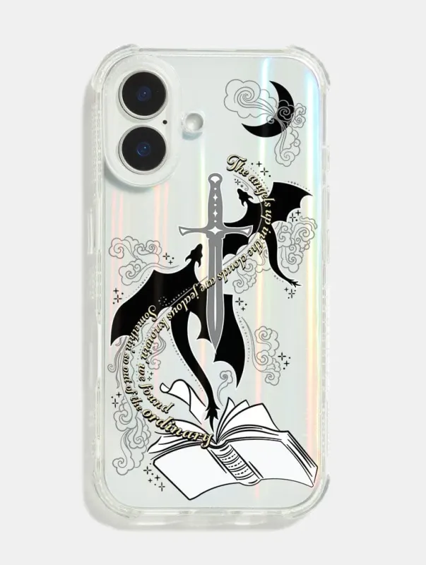 Fourth Wing Out Of The Ordinary Shock iPhone Case sold by Skinnydip London