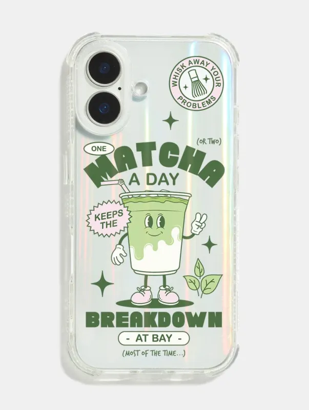 One Matcha A Day Shock iPhone Case sold by Skinnydip London