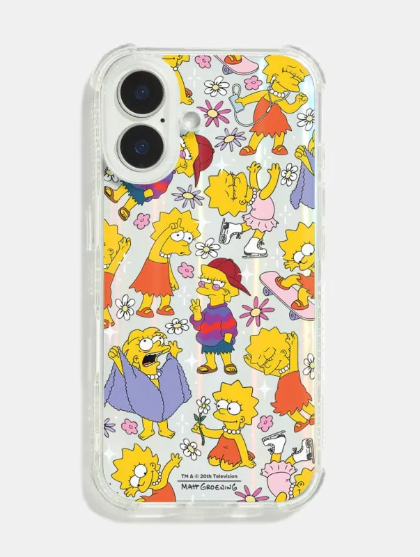 The Simpsons Lisa Shock iPhone Case sold by Skinnydip London