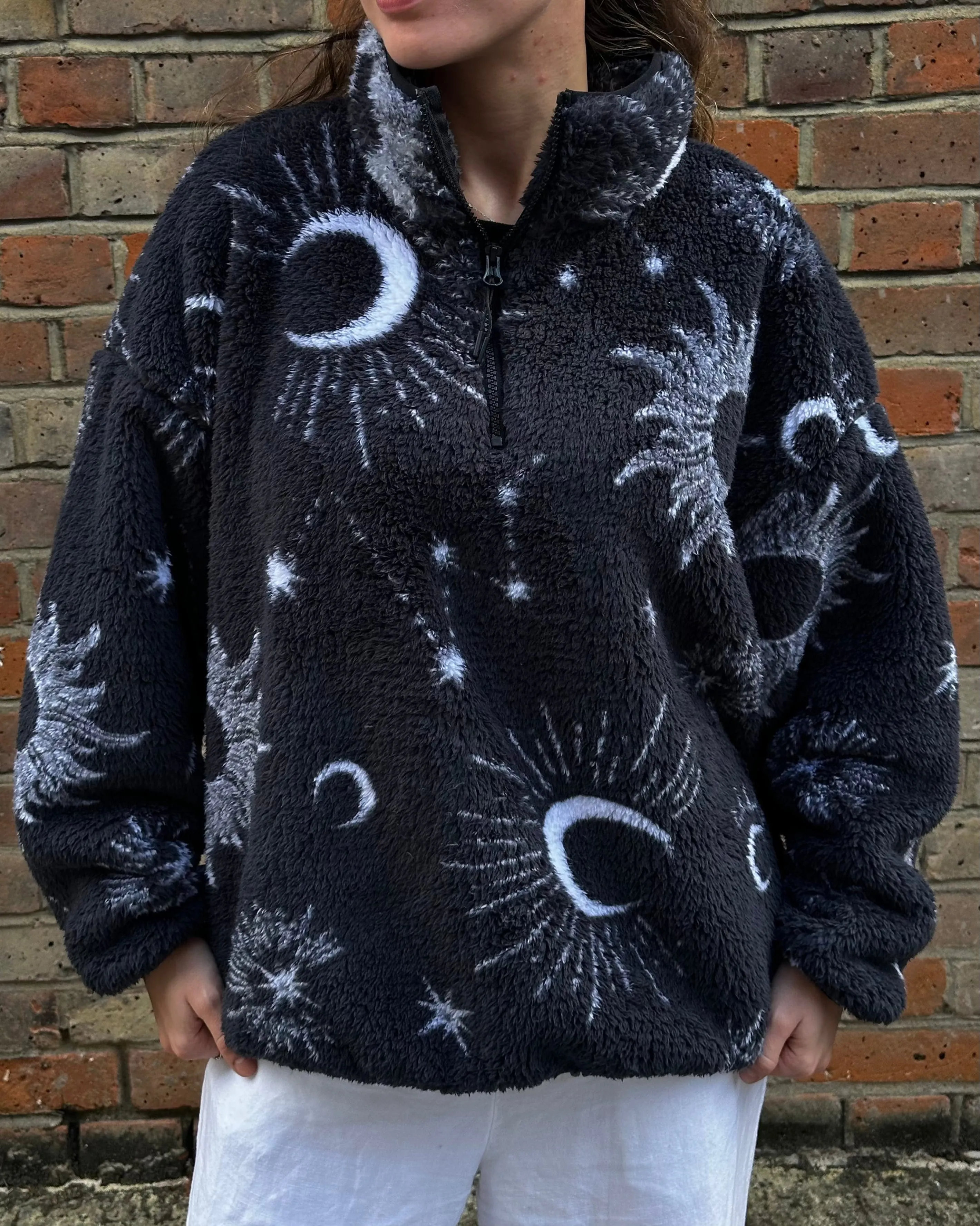 Celestial Longline Fleece sold by Skinnydip London