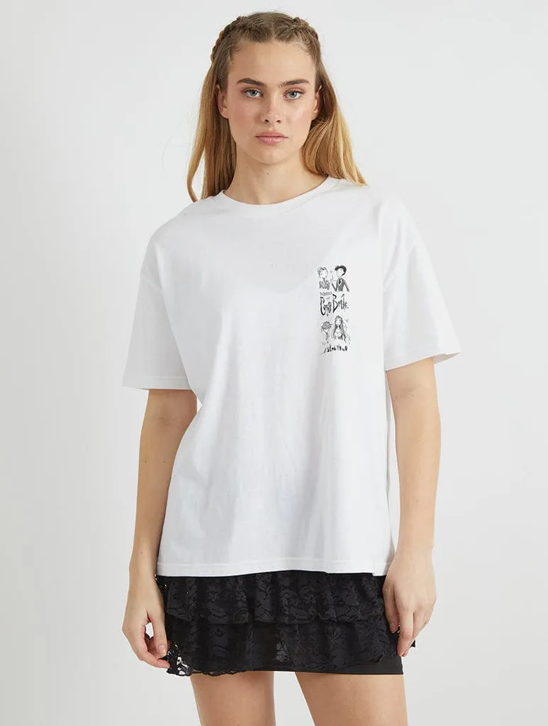 Corpse Bride Character T-Shirt In White sold by Skinnydip London product image thumbnail 2