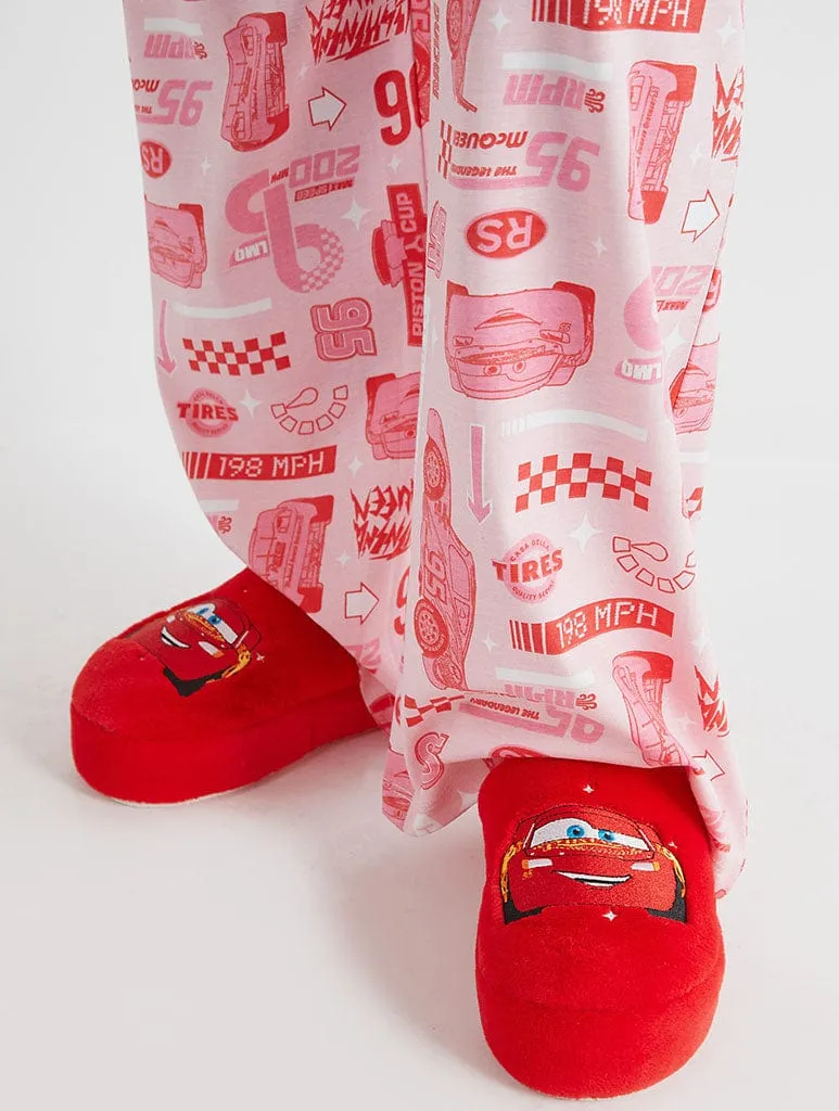 Disney Lightening McQueen Slippers sold by Skinnydip London