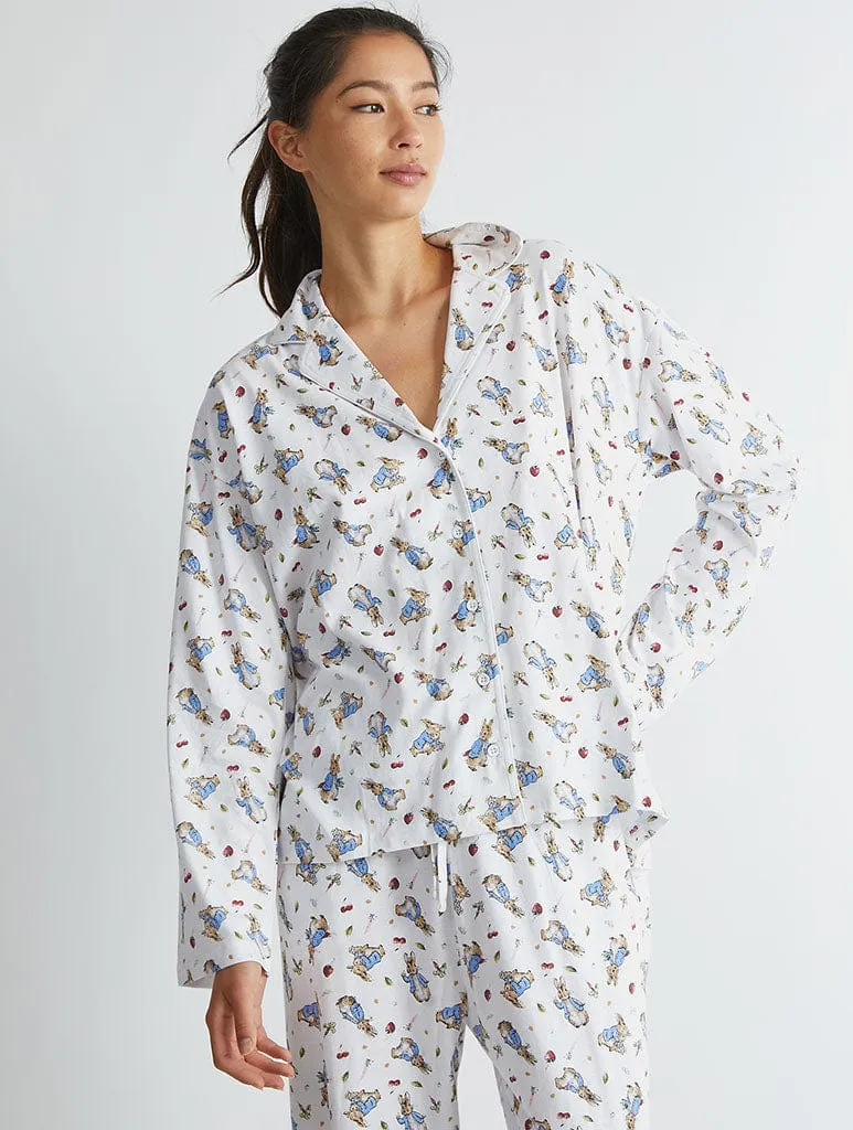 Peter Rabbit x Skinnydip Pyjama Set in Ecru sold by Skinnydip London product image thumbnail 3