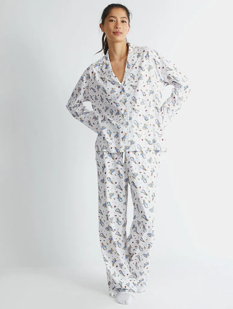 Peter Rabbit x Skinnydip Pyjama Set in Ecru sold by Skinnydip London product image thumbnail 5