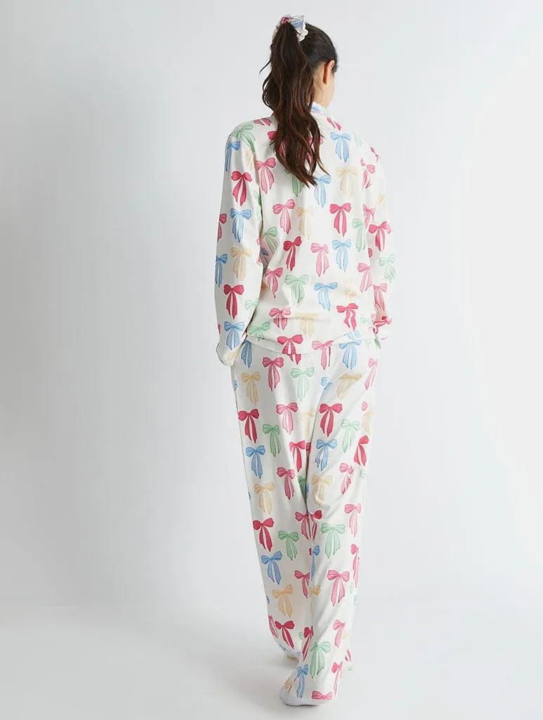 Multicolour Bow Pyjama Set sold by Skinnydip London product image thumbnail 5