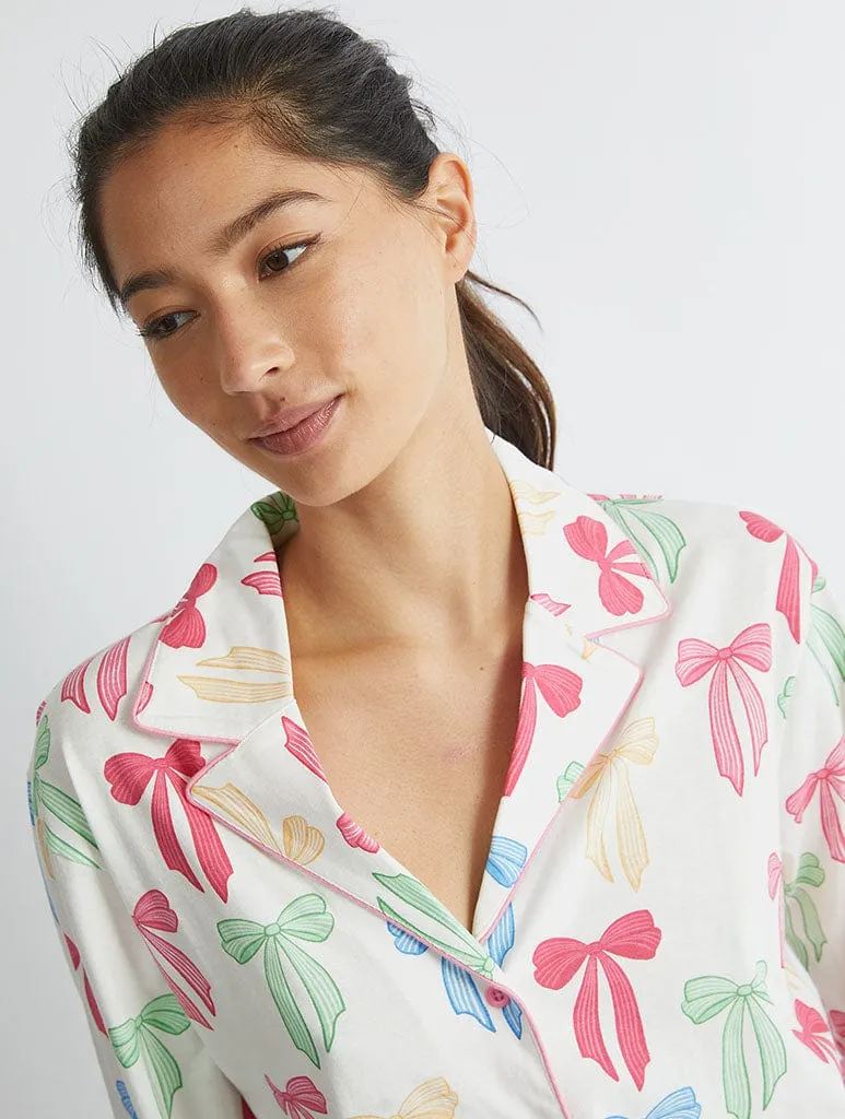 Multicolour Bow Pyjama Set sold by Skinnydip London product image thumbnail 3