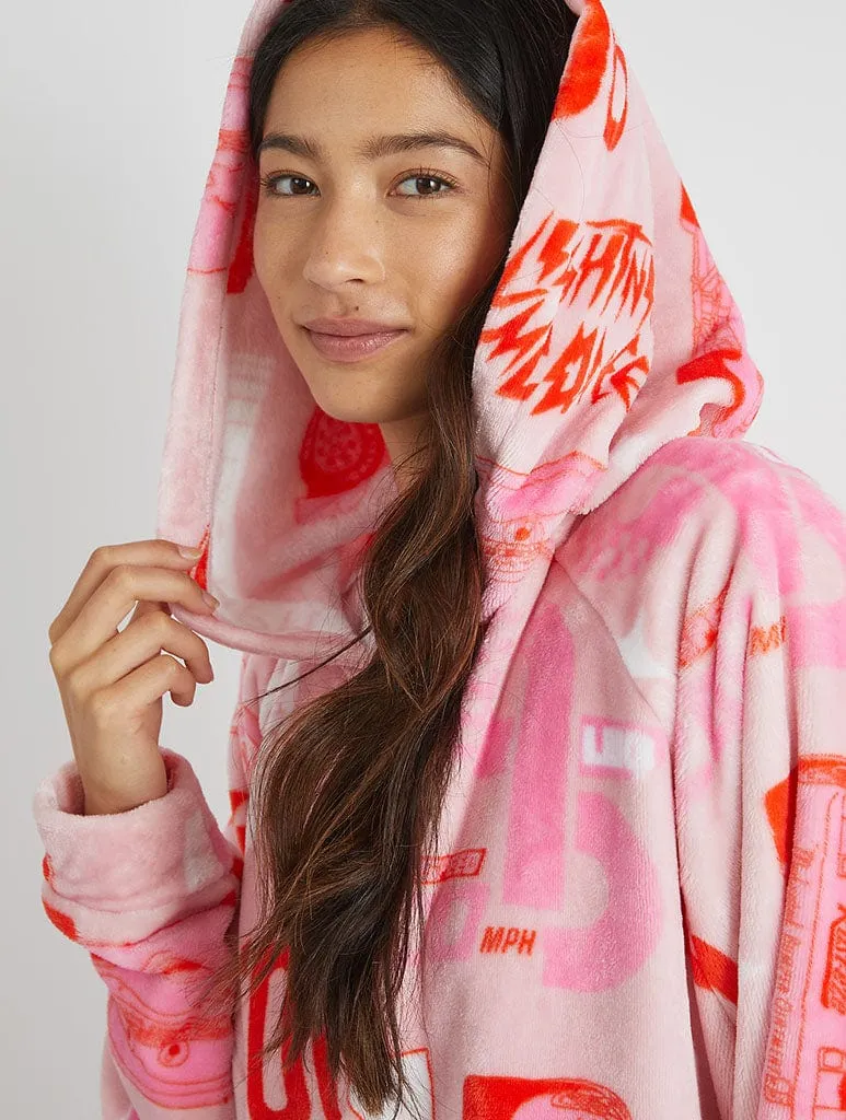 Disney Cars Pink Blanket Hoodie sold by Skinnydip London product image thumbnail 2