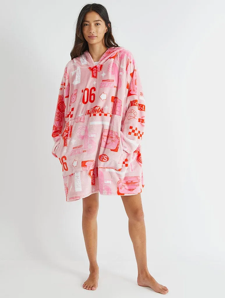 Disney Cars Pink Blanket Hoodie sold by Skinnydip London product image thumbnail 5