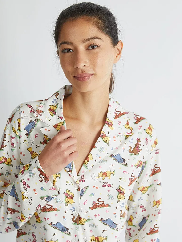 Disney Winnie The Pooh Pyjama Set in Ecru sold by Skinnydip London product image thumbnail 3