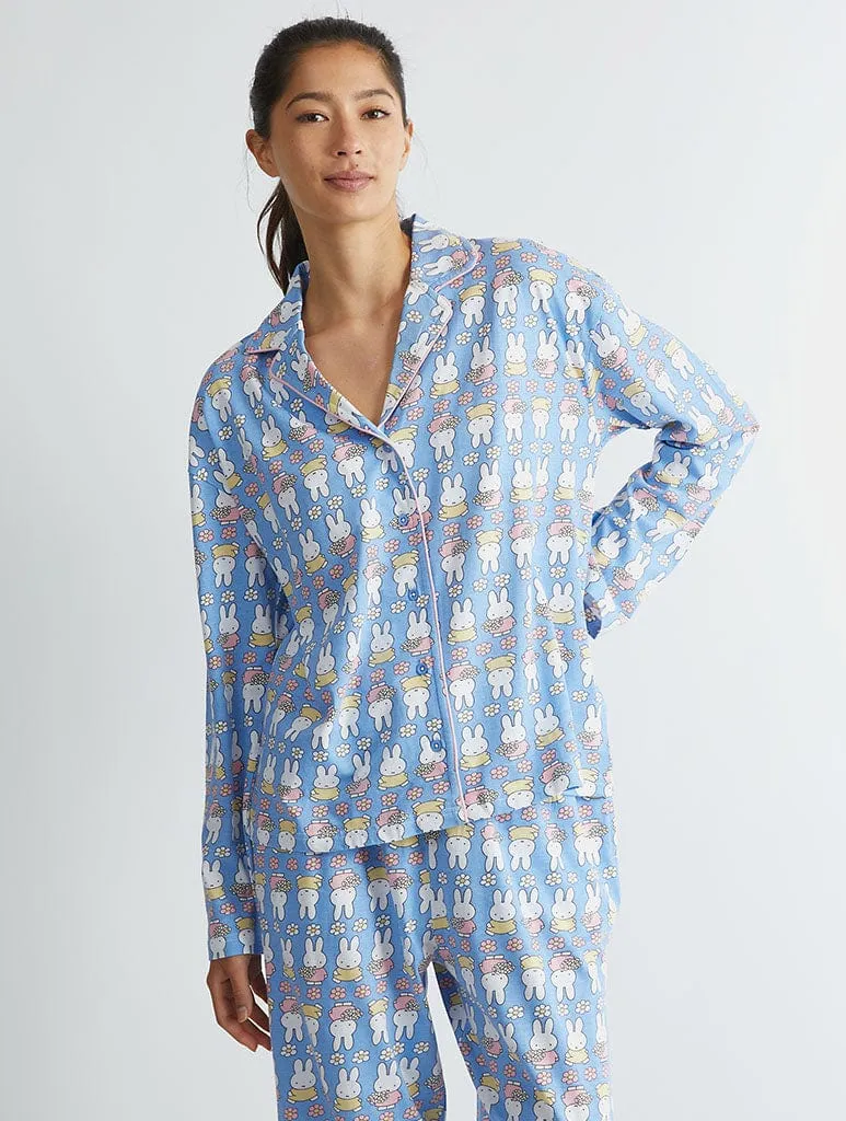 Miffy x Skinnydip Flower Pyjama Set in Blue sold by Skinnydip London product image thumbnail 2
