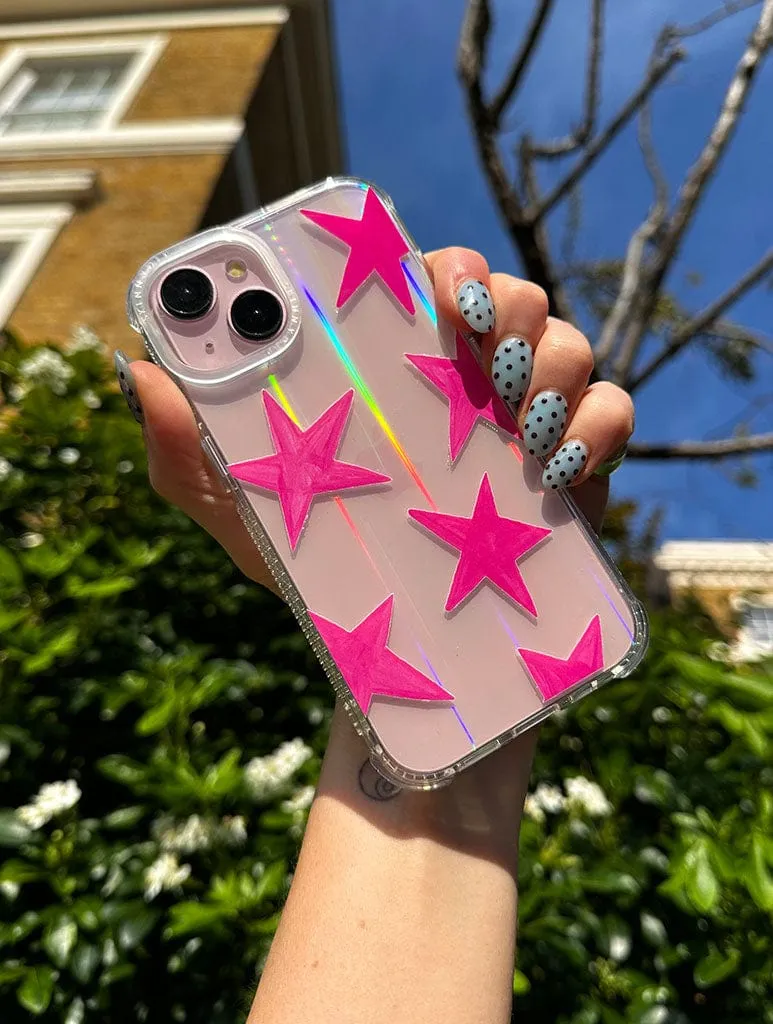Maia Faddoul x Skinnydip Pink Stars Shock iPhone Case sold by Skinnydip London product image thumbnail 2