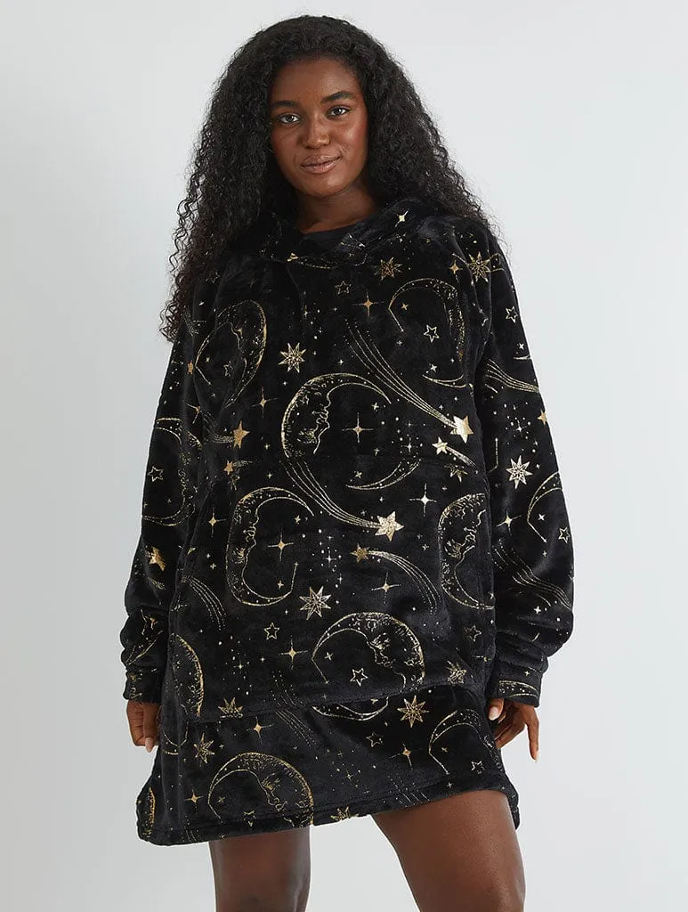 Celestial Gold Blanket Hoodie sold by Skinnydip London
