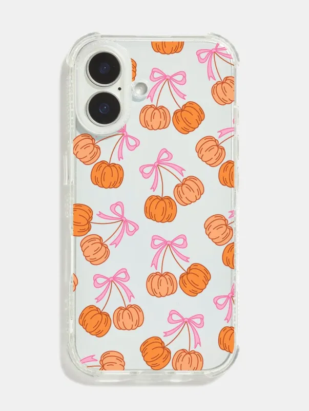 Pumpkin Cherries Shock iPhone Case sold by Skinnydip London